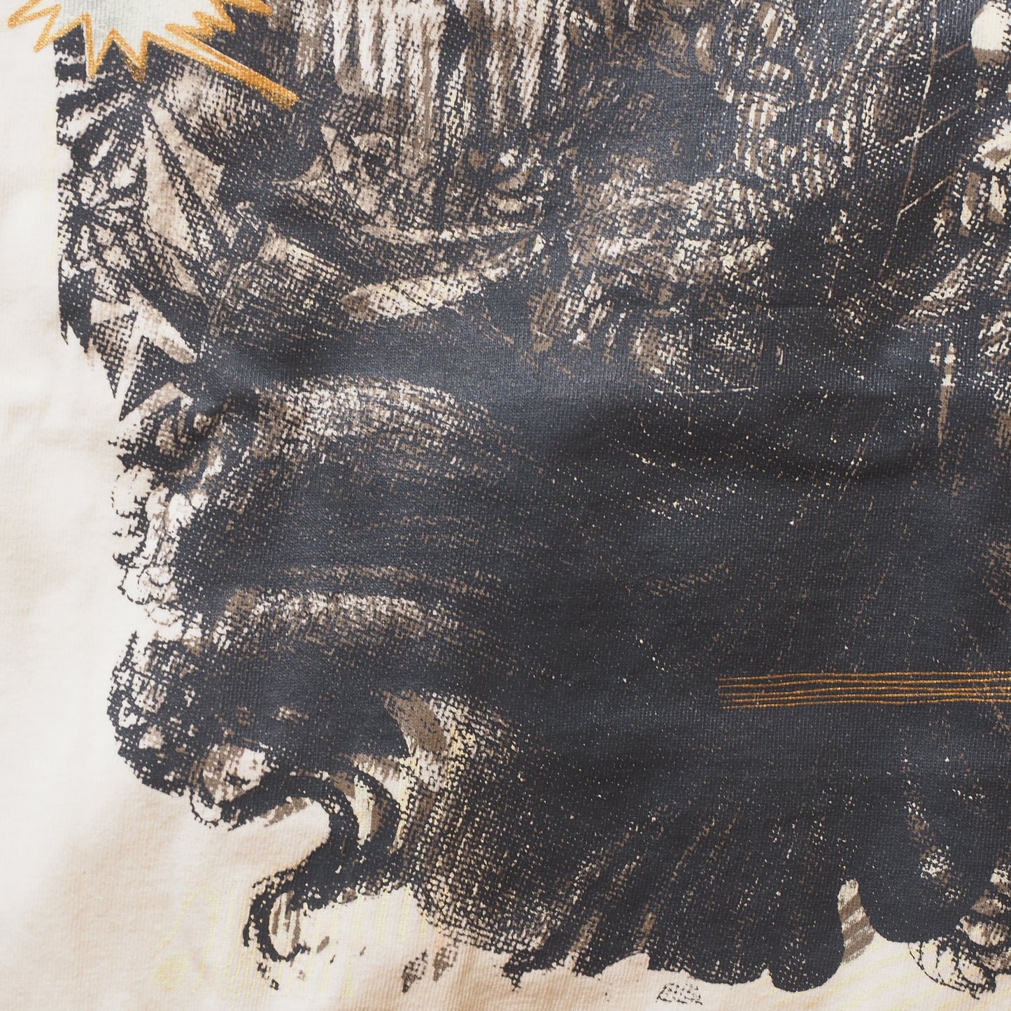 Silkscreen Handprinted Art Long Tee 008 XL