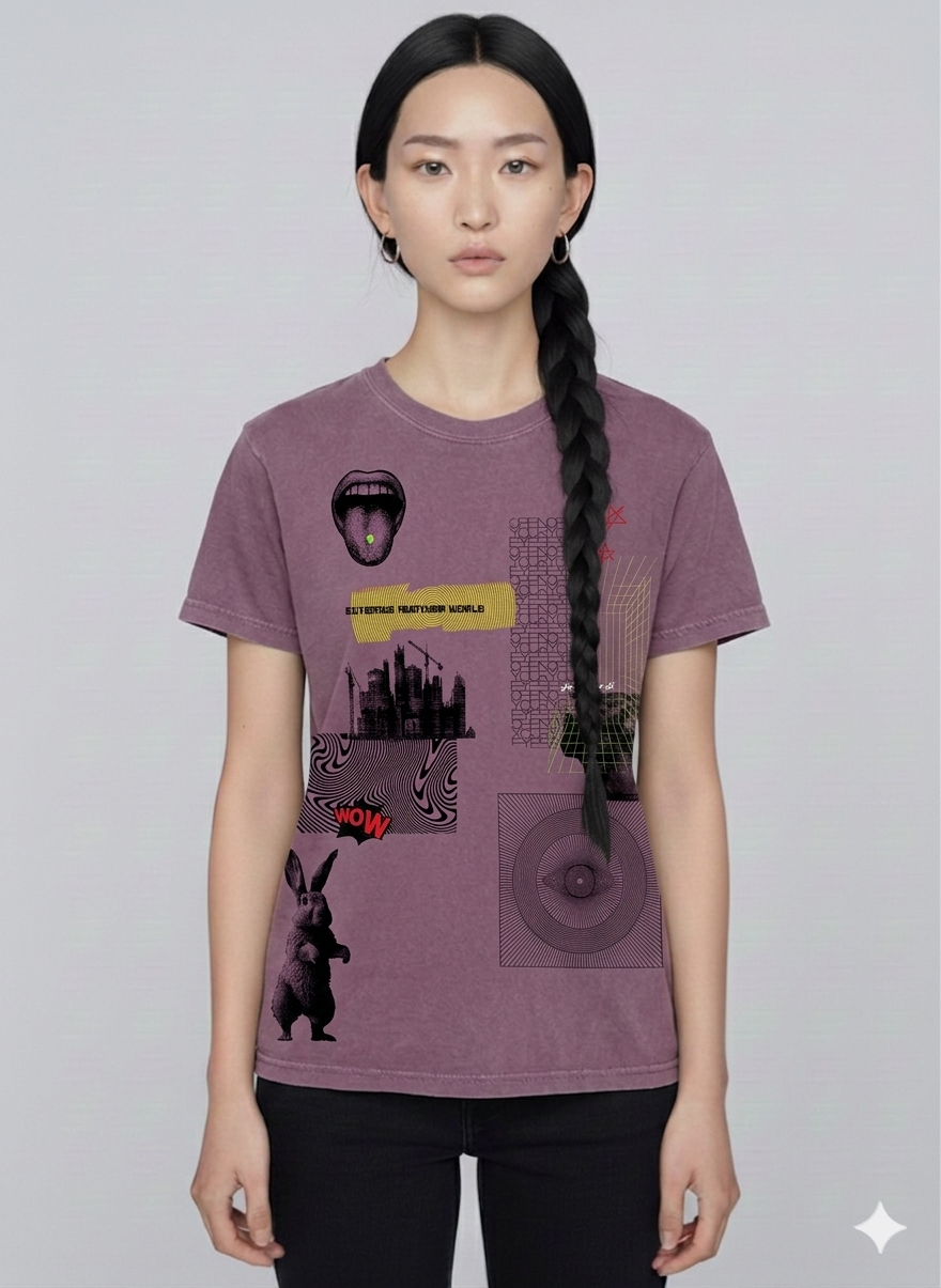 アート Tシャツ / Silkscreen Art Tee028 M