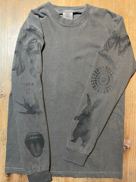 アート Tシャツ Silkscreen  Art Long Tee 025 S