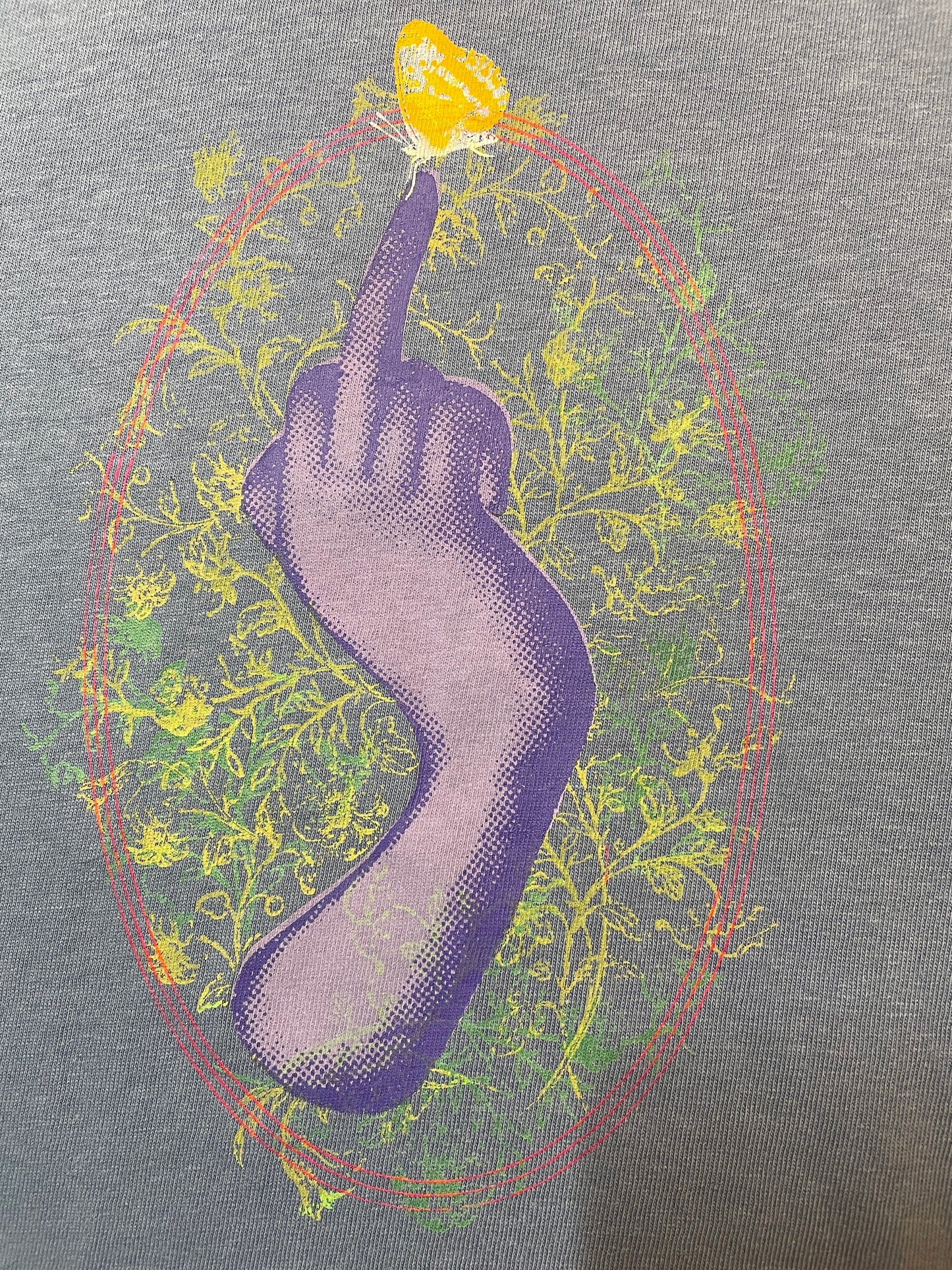 アート Tシャツ / Silkscreen Art Long Tee 021 S