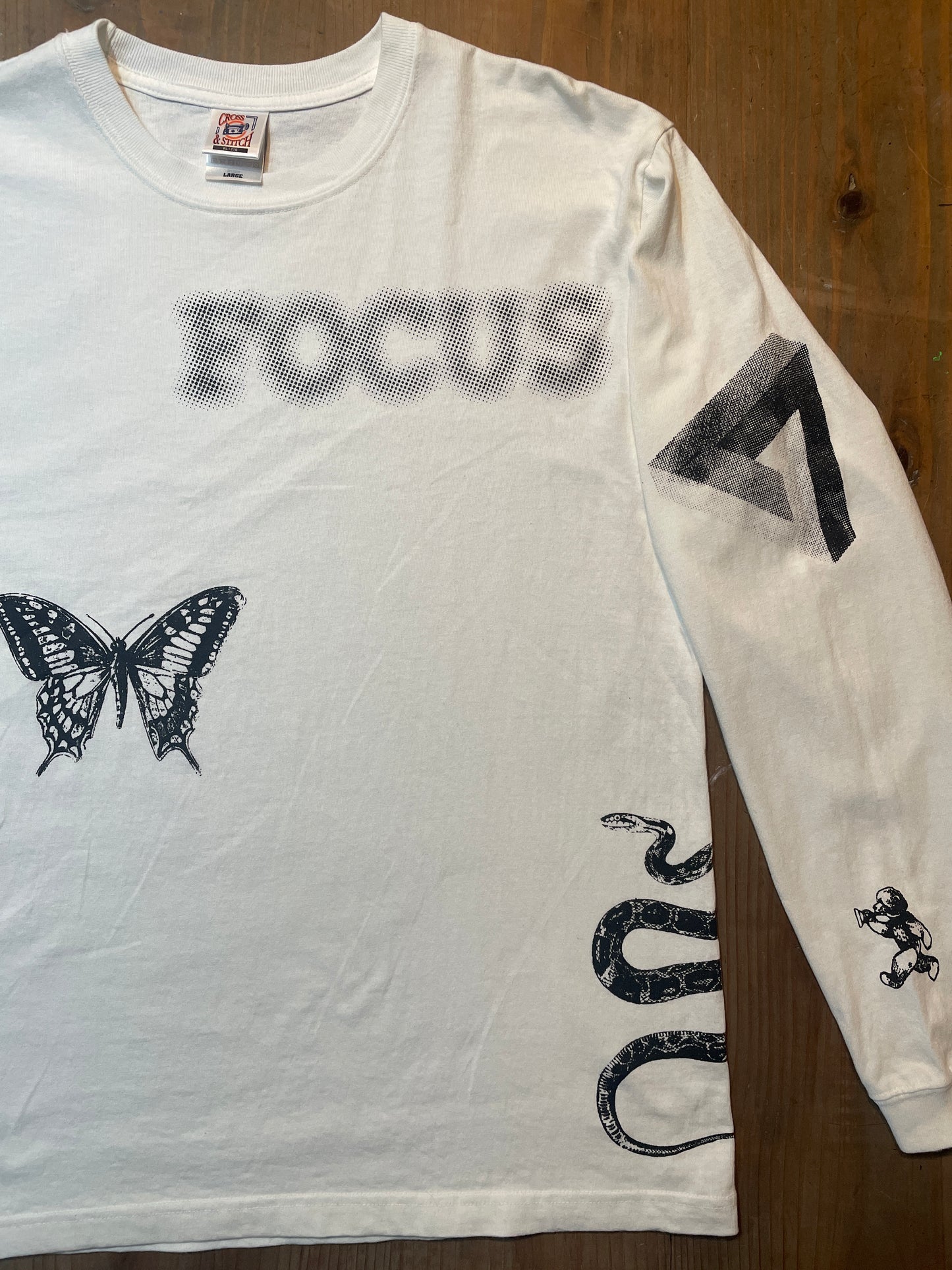 アート Tシャツ / Silkscreen Art Long Tee 022 L