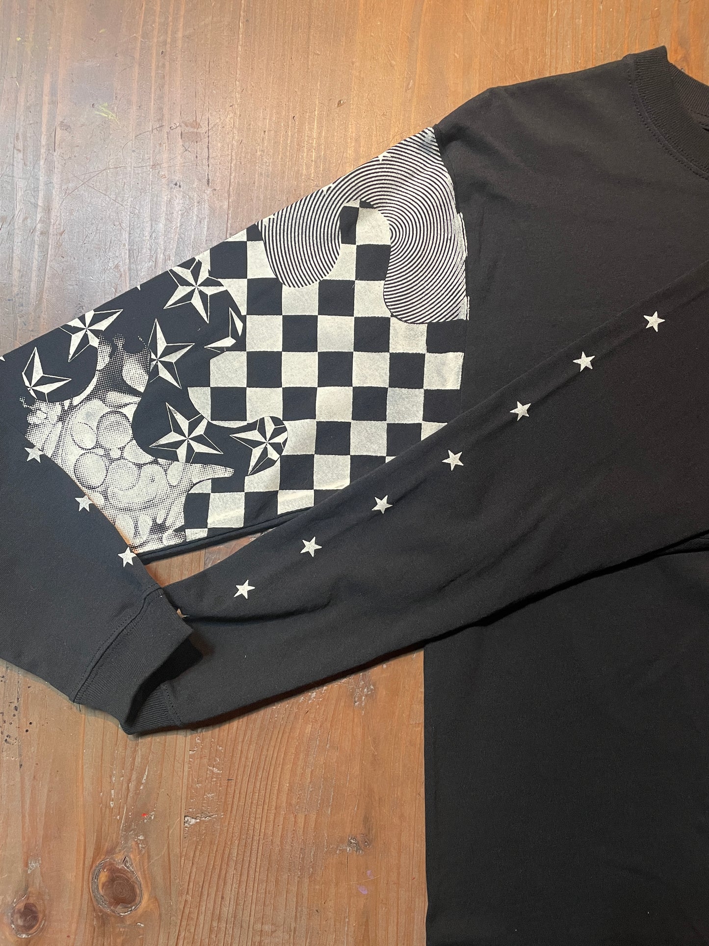 アート Tシャツ / Silkscreen Art Long Tee 023 L