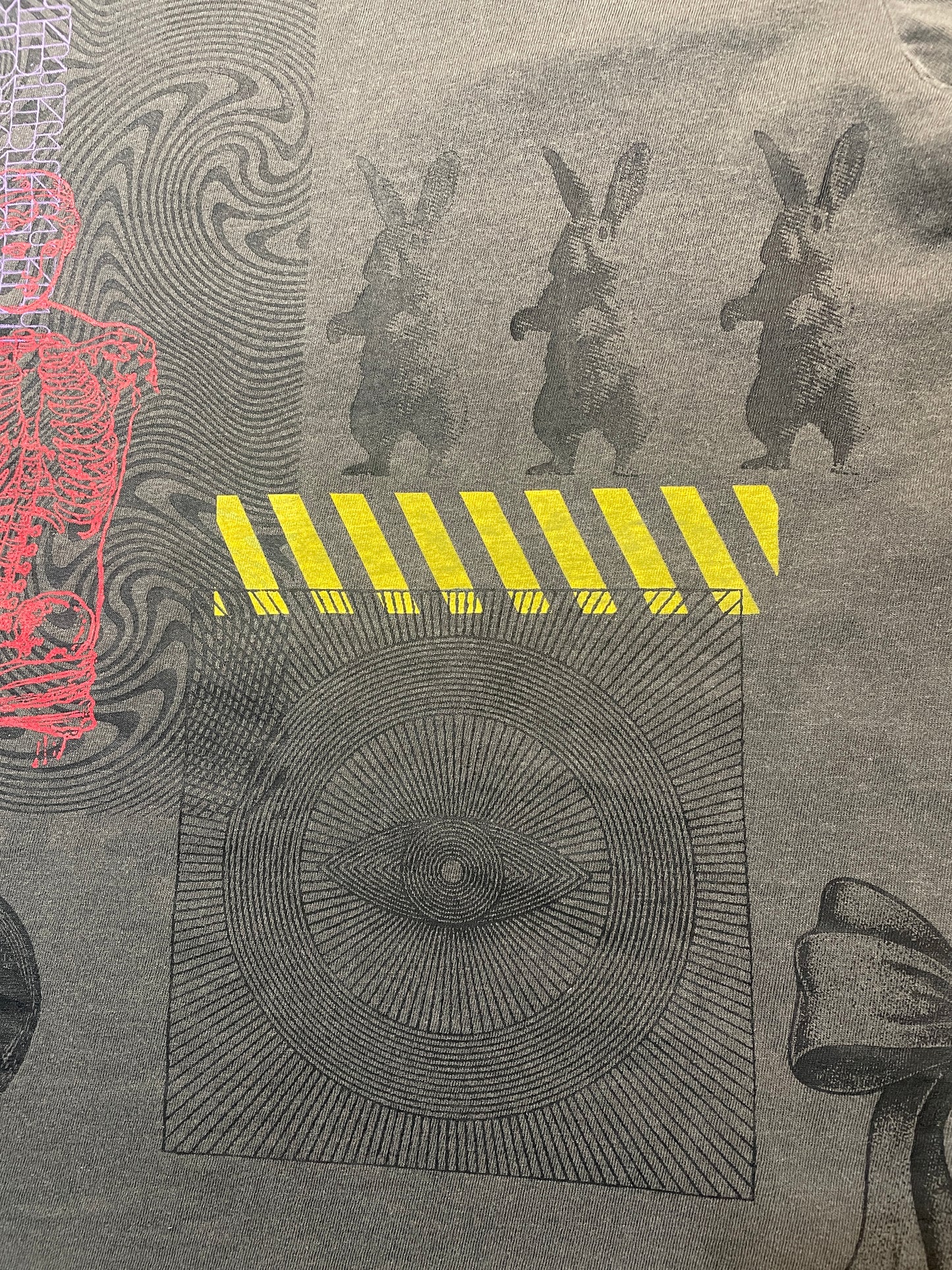 Silkscreen Handprinted Art Tee 029 S